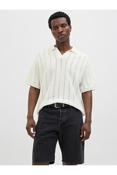 Jack & Jones Gestricktes Polo Einfarbig Gestricktes Polo