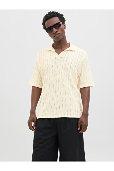 Jack & Jones Polo tricotat într-o singură culoare