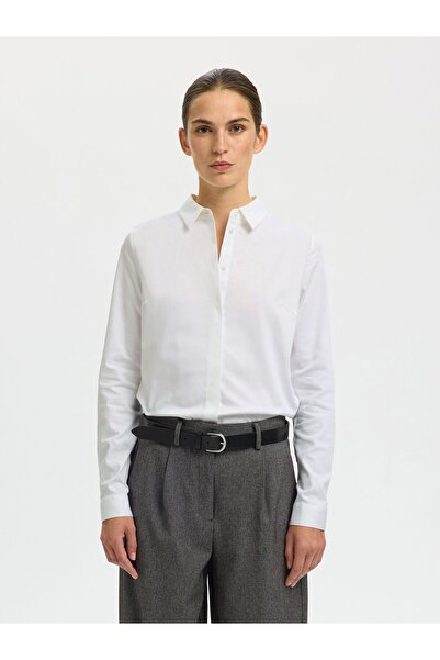 Selected Femme Langarmhemd Taillierte