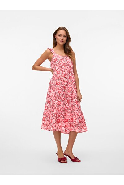 Vero Moda Kleid VMLINN Midikleid