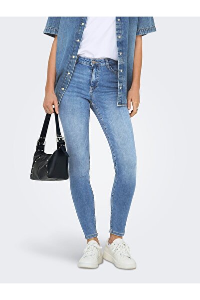 JDY Skinny Jeans JDYFINA Mittlere Taille Skinny Fit Knöchellang Jeans