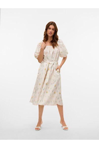 Vero Moda Kleid VMNICOLA Langes Kleid