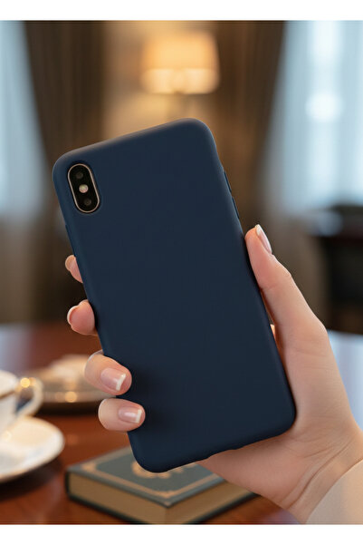 Hatreds iPhone XS Max Uyumlu İçi Kadife Mat Renkli Kamera Korumalı Kılıf - La...