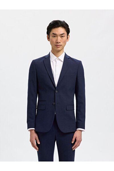 Selected Homme Blazer Gewebter Wollgemisch
