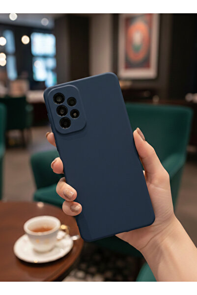 Hatreds Samsung Galaxy A33 5G Uyumlu İçi Kadife Mat Renkli Kamera Korumalı Kı...