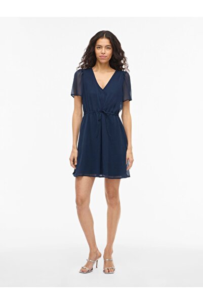 VILA Minikleid VIFALIA Kurzärmeliges