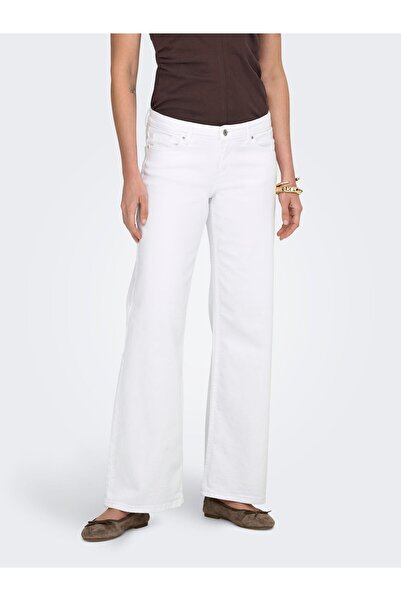 ONLY Jeans mit weitem Bein ONLJUDY-O Niedrige Taille Weiter Beinschnitt Jeans