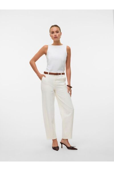 Vero Moda Mom Jeans VMWHITNEY Mid Rise Hohe Taille Jeans