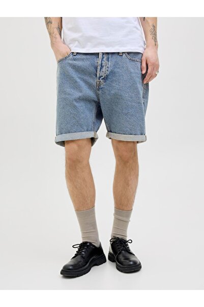 Jack & Jones Džínové kraťasy klasického střihu