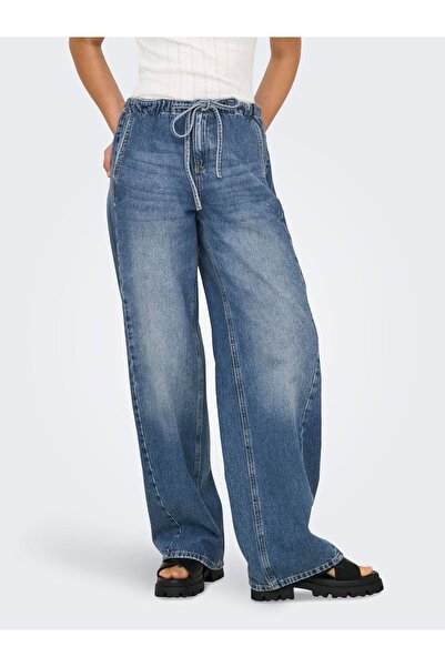 ONLY Jeans mit weitem Bein ONLPENNIE Weiter Beinschnitt Jeans