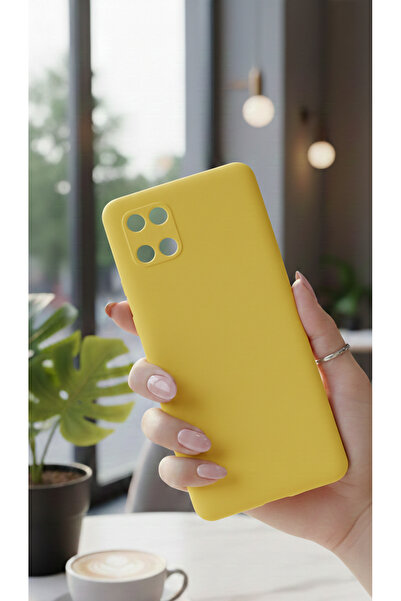 Hatreds Samsung Galaxy A81 / Note 10 Lite Uyumlu İçi Kadife Mat Renkli Kamera...