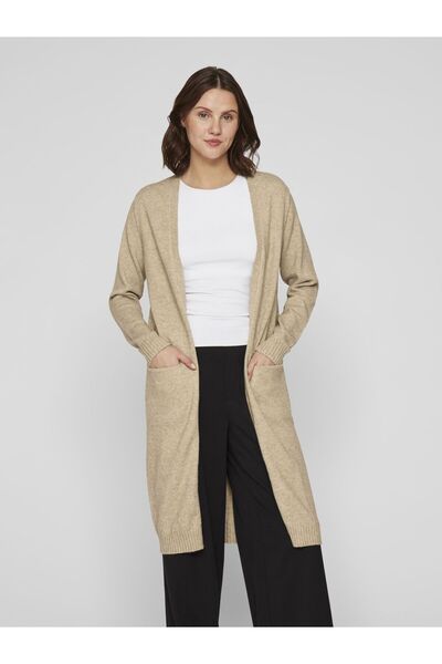 VILA Strickjacke VIRIL Longline
