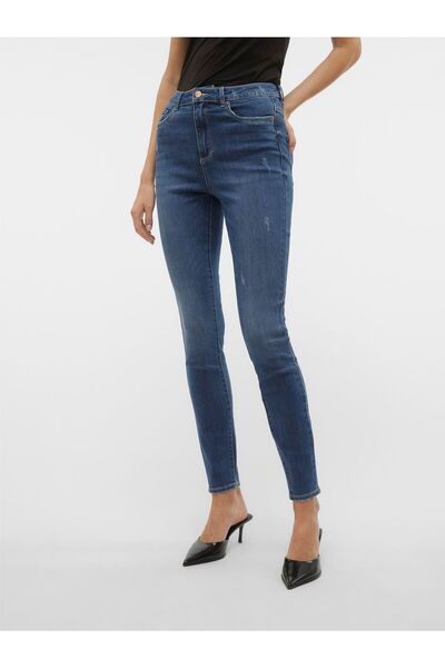 Vero Moda Skinny Jeans VMSOPHIA Hohe Taille Skinny Fit Jeans
