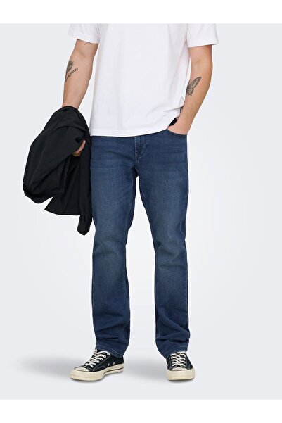 Only & Sons Blugi Slim Fit ONSLOOM cu talie medie