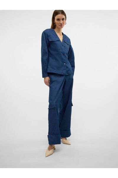 Vero Moda Hortum VMCARLA Hohe Taille Kargo Hortumu