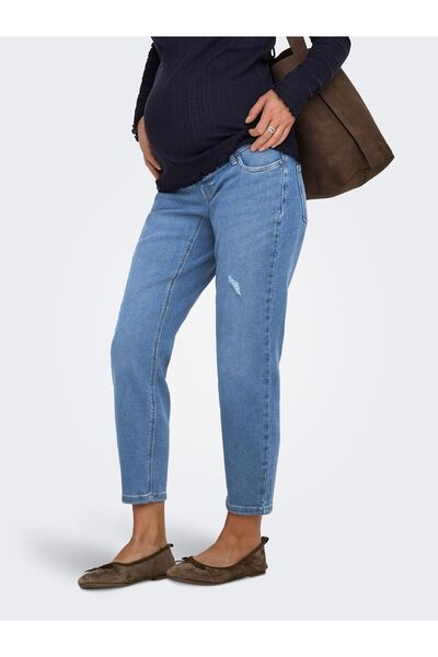 ONLY MATERNITY Mom Jeans OLMCATWALK Hohe Taille Hohe Taille Jeans