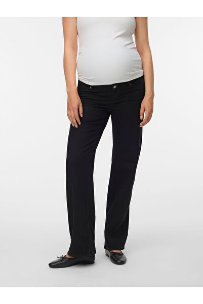 Vero Moda Maternity Umstandsjeans mit weitem Bein Weiter Beinschnitt Jeans