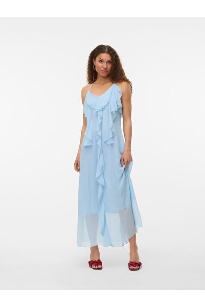 Vero Moda Kleid VMCAMILLE Langes Kleid