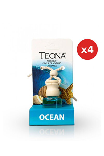 TEONA PROMO PACK - 4 x Odorizant Auto Ocean 8 ml