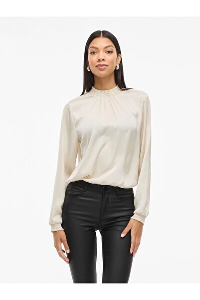 VILA Oberteil mit langen Ärmeln VISOFIE