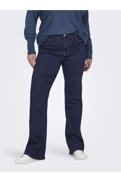 Only Carmakoma Flared fit jeans CARTHUNDER Mittlere Taille Flared Jeans