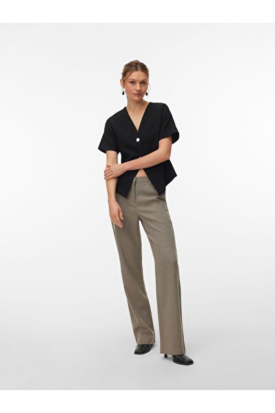 Vero Moda Anzughose VMZAMIRA Mittlere Taille Hose