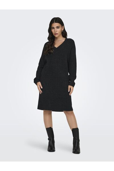 JDY Strickkleid JDYASPEN Midikleid