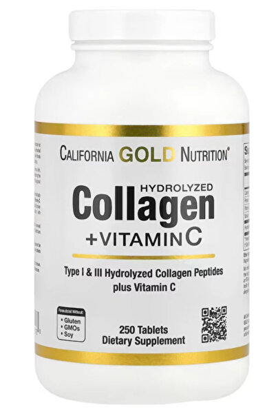 California Gold Nutrition , Hydrolyzed Collagen Peptides, Type I & III, and V...