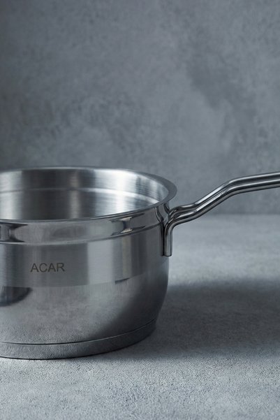 ACAR Karat 16 Cm Derin Kaçerola Sütlük Mini Saplı Tencere 16473