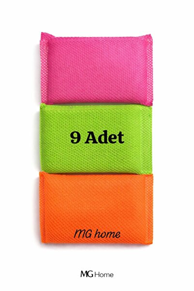 VENON 9 قطع ♥️   اسفنجة غسيل الصحون ملمس خلية النحل اسفنجة سحرية عملية لغسل ا...