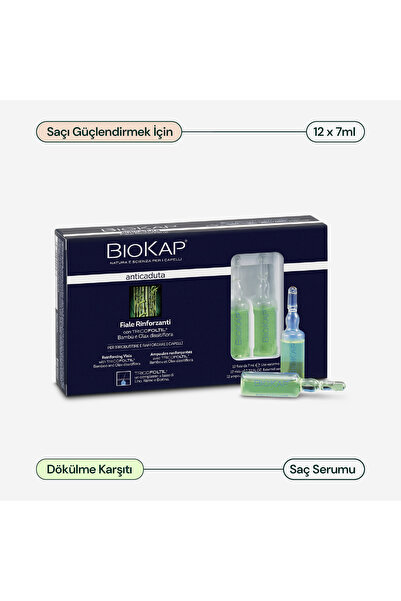 BioKap Anticaduta Dökülme Karşıtı Güçlendirici Ampul 12x7 ml