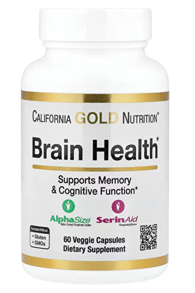 California Gold Nutrition , Brain Health Alpha-Glycerophosphorylcholine, Phos...