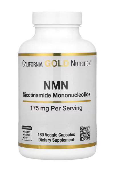 California Gold Nutrition Supplements NMN (Nicotinamide Mononucleotide) 175mg...
