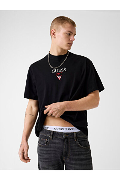 Guess Jeans Baker Erkek Oversize Fit T-Shirt