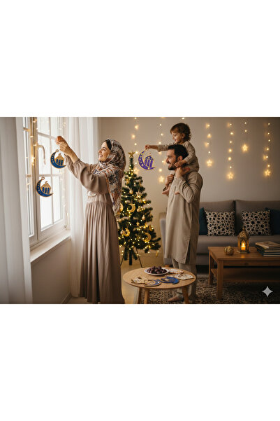 Tuvalia 10 Adet Ahşap Ramazan Figür Boyama Dizayn C Okul Diy Etkinlik Aktivit...