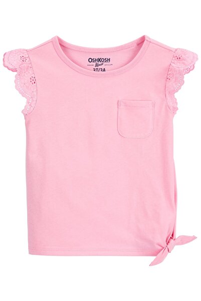 OshKosh Küçük Kız Çocuk Kısa Kollu Tshirt Pembe