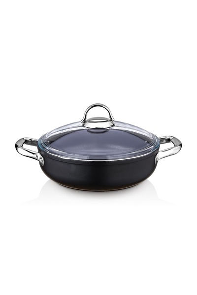 SAFLON Sf8632Tt Titanium 32 cm Flat Pot 6.50 Liters