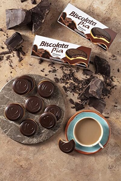 Biscolata Pia Çikolata Kremalı Bitter Çikolatalı Kek 100 Gr