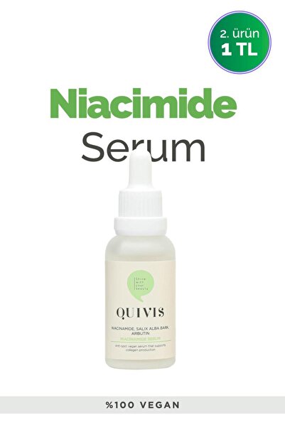 Quivis Akne Sivilce ve Siyah Nokta Karşıtı Niacinamide Serum 30 ML