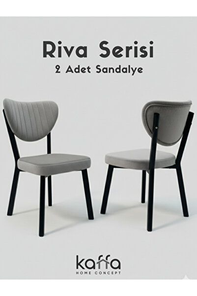 Kaffahome Riva , Modern Mutfak Sandalyesi, Yemek Odası Sandalyesi, Bahçe, Kaf...