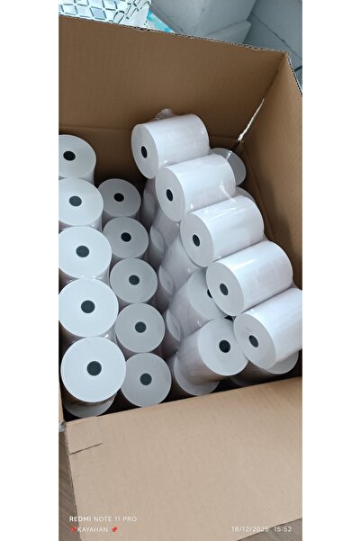 POS 80x80 Tse 1. Kalite Termal Yazıcı Adisyon Rulosu 50 Adet (5 Paket) Atık Kağıt Değildir