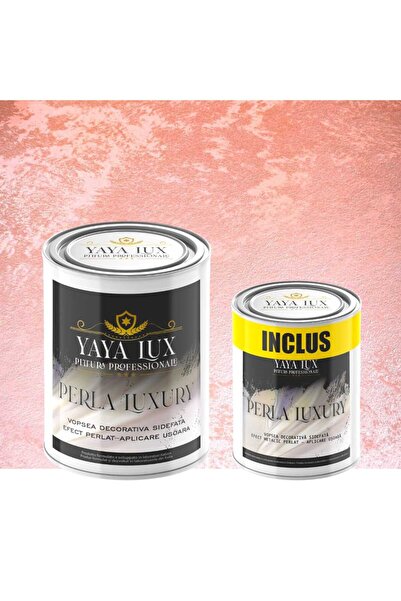 YaYa Color Pachet 2 L + 1 L Inclus, Vopsea Decorativa de Lux, Perla Luxury Su...