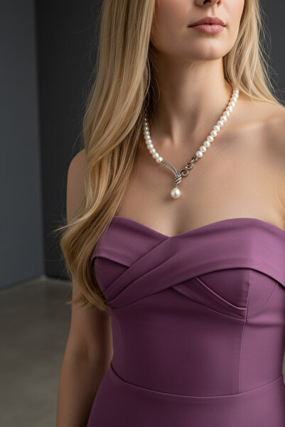 FUYA JEWELLERY Tek Sıra İnci Kolye
