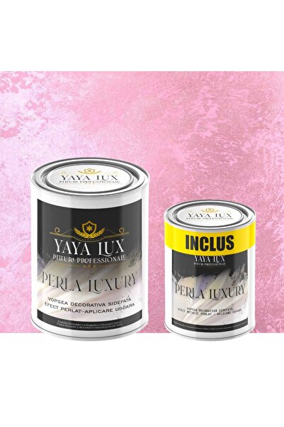YaYa Color Pachet 2 L + 1 L Inclus, Vopsea Decorativa de Lux, Perla Luxury Tr...