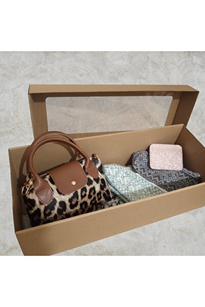 SETORİA Çeyizlik Kutulu Set / 1 Adet Çanta + 2 Adet Patik + 2 Adet Lif ve Cüz...