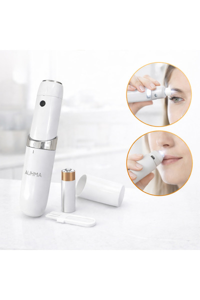 GÜÇLÜ Pilli Elektrikli Yüz Tüy Alıcı – Hassas Ciltler İçin Ağrısız, Taşınabil...