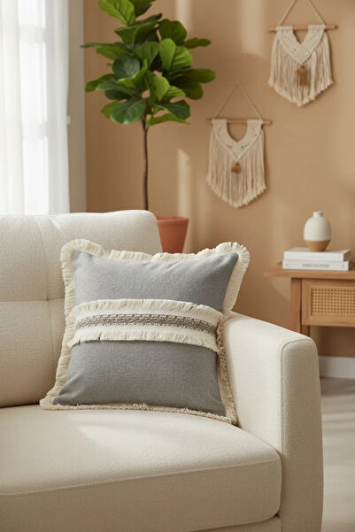 NDC HOME Husa de perna Antracit In Dantela Iuta 43 X 43