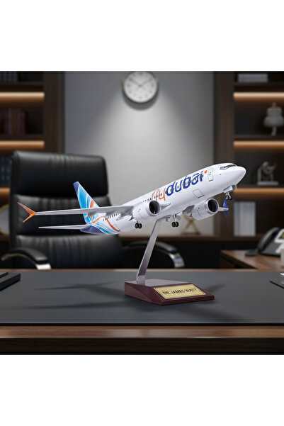 AYDINARTSHOP 🛫 Flydubai Boeing 737 Model Uçak – 1:85 Ölçekli Dekoratif Uçak ...