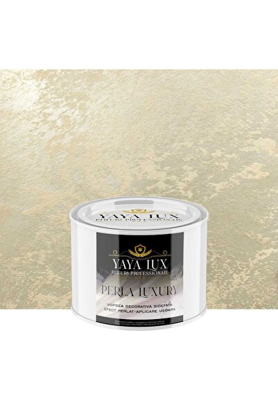 YaYa Color Vopsea decorativa de Lux, Perla Luxury cu Fulgi Perlati, Bej Sampa...