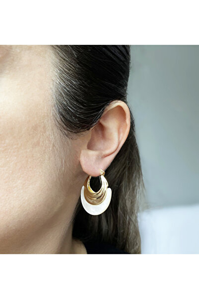 GOX Drop Shaped Hoop Earrings
